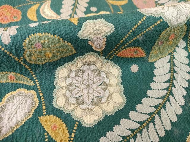 平和屋着物●訪問着 辻が花 草花文 暈し染め 正絹 逸品 AABM2983ck