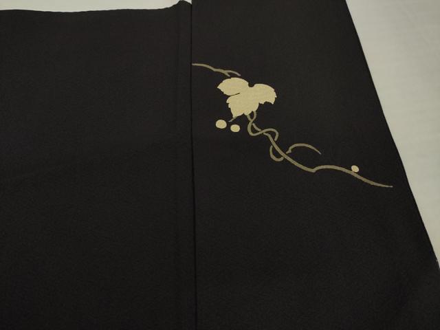 平和屋着物●訪問着 刺繍 鷺 草花文 金彩 正絹 逸品 AABM3011ck