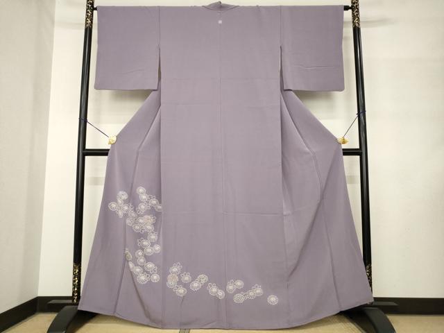 平和屋着物●総刺繍 中国三大刺繍 相良刺繍 舞花文 正絹 逸品 AABM3013ck