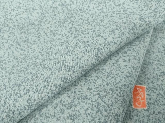 平和屋着物●本加賀友禅作家 茶谷孝志 小紋 霞文 たたき染め 正絹 逸品 AABM3020ck