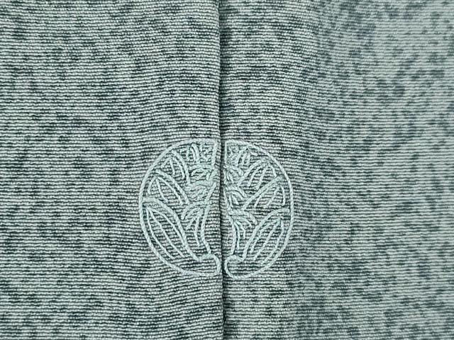 平和屋着物●本加賀友禅作家 茶谷孝志 小紋 霞文 たたき染め 正絹 逸品 AABM3020ck