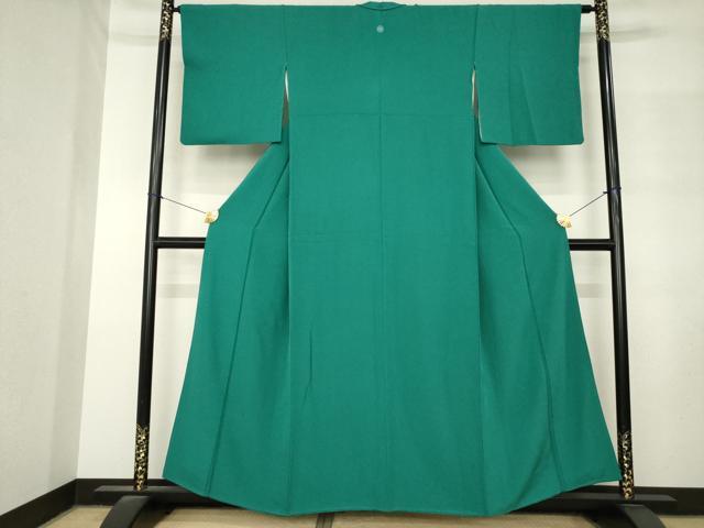 平和屋着物●上質な色無地 天鵞絨色 正絹 逸品 AABM3038ck