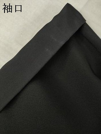 平和屋着物●史上初の女性友禅師 京都府伝統産業優秀技術者 京の名工 岡山武子 訪問着 ユリ 百合 黒地 さが美扱い 正絹 逸品 AABM3051ck