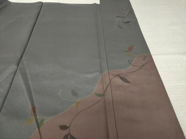平和屋着物●本場縞大島紬 訪問着 南天文 正絹 逸品 AABM3067ck