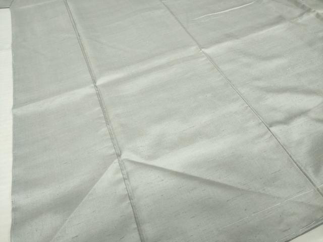平和屋着物●上質な紬 色無地 霞色 正絹 逸品 未使用 AABM3071ck