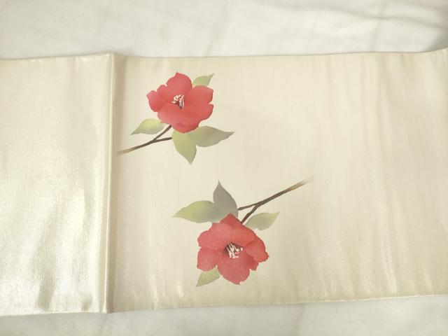 平和屋着物◎太鼓柄袋帯 舞花文 暈し染め 正絹 逸品 AABM3128od