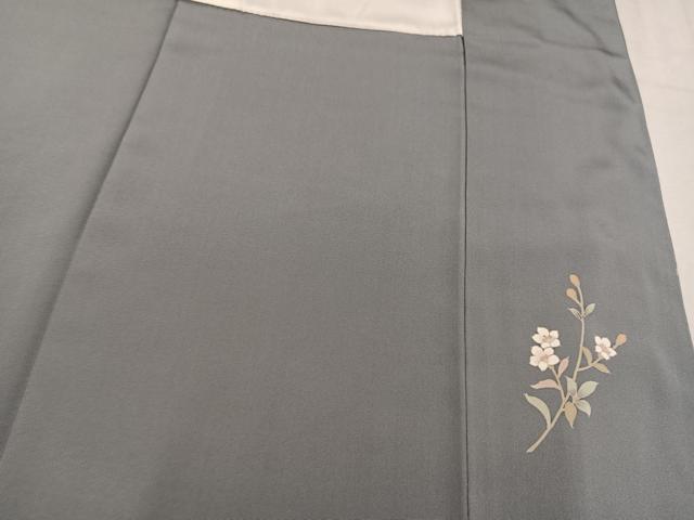 平和屋着物●訪問着 友禅 作家物 草花文 暈し染め 正絹 逸品 AABM3290ph