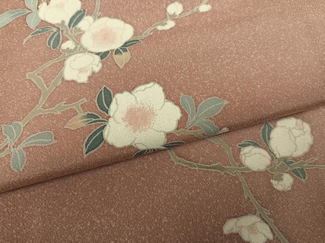 平和屋着物●訪問着 友禅 枝花文 暈し染め そごう扱い 正絹 逸品 AABM3296ph