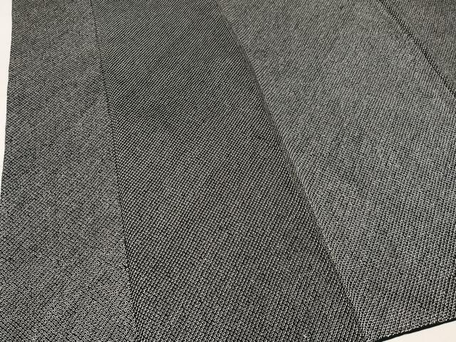 平和屋着物●大変加工の良い総絞り小紋 黒地 正絹 逸品 AABM3327ph