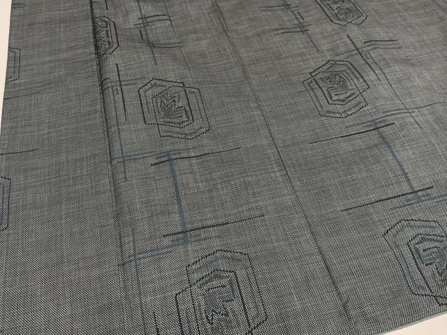 平和屋着物●本場大島紬 7マルキ 亀甲文 正絹 逸品 AABM3346ph