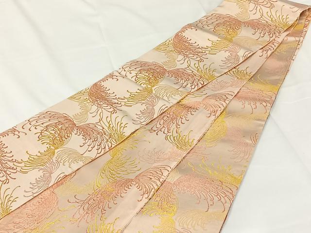 平和屋着物◎半幅帯 乱菊 正絹 逸品 AABM3420dk