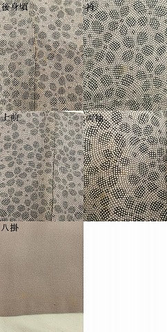 平和屋着物●人間国宝 小宮康孝 江戸小紋 花尽くし 三越扱い 正絹 逸品 AABM3698fy