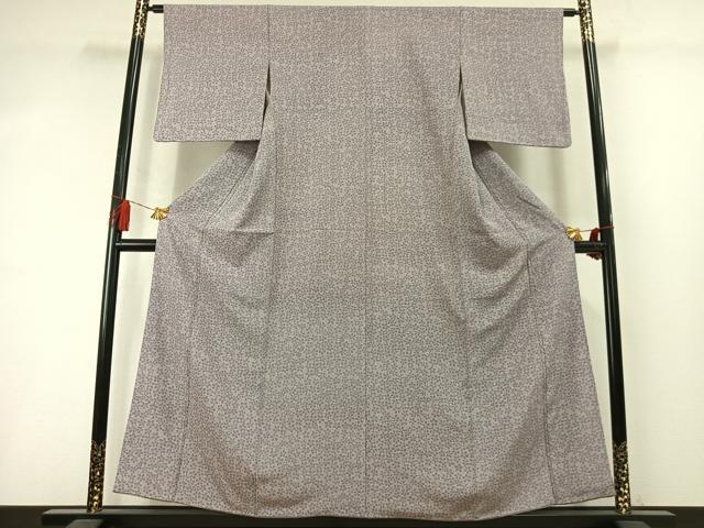 平和屋着物●人間国宝 小宮康孝 江戸小紋 花尽くし 三越扱い 正絹 逸品 AABM3698fy