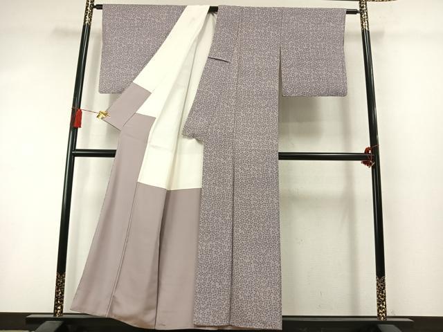 平和屋着物●人間国宝 小宮康孝 江戸小紋 花尽くし 三越扱い 正絹 逸品 AABM3698fy