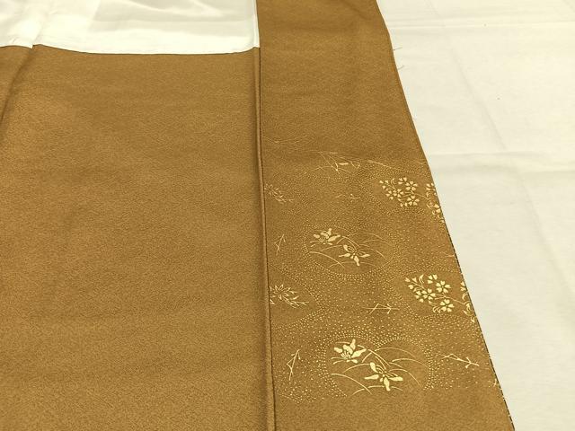 平和屋着物●訪問着 扇面花文 金彩 正絹 逸品 AABM3810fy