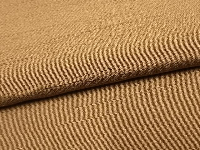 平和屋着物●男性 紬 アンサンブル 色無地 香染色 正絹 逸品 AABM3817fy