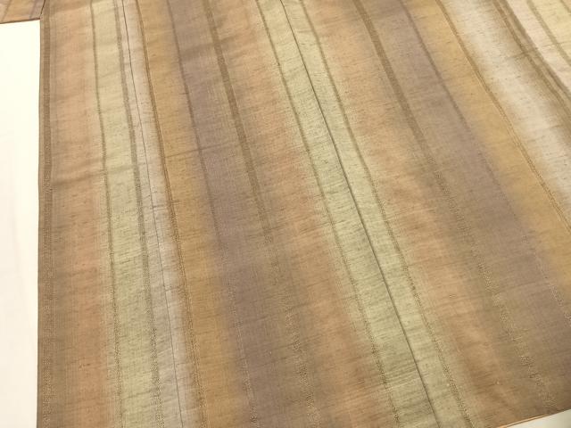 平和屋着物●上質な紬 間道 正絹 逸品 AABM3840fy