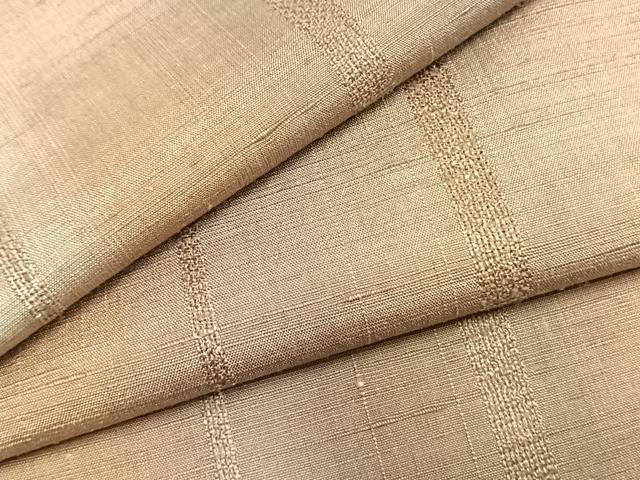 平和屋着物●上質な紬 間道 正絹 逸品 AABM3840fy