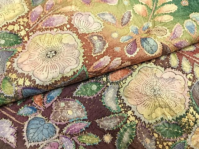 平和屋着物●豪華振袖 絞り 辻が花 暈し染め 金彩 正絹 逸品 AABM3849fy