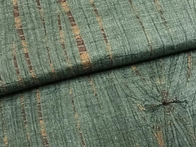 平和屋着物●上質な紬 竜巻絞り 正絹 逸品 未使用 AABM3863fy