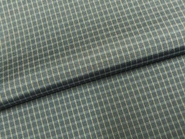 平和屋着物●男性 長襦袢 無双仕立て 格子 正絹 逸品 AABM3869fy