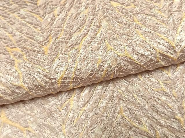 平和屋着物●名門 藤娘きぬたや・総絞り(杢目絞り) 小紋 正絹 逸品 AABM3871fy