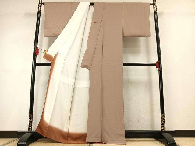 平和屋着物●江戸小紋 鮫小紋柄 正絹 逸品 AABM3966fy
