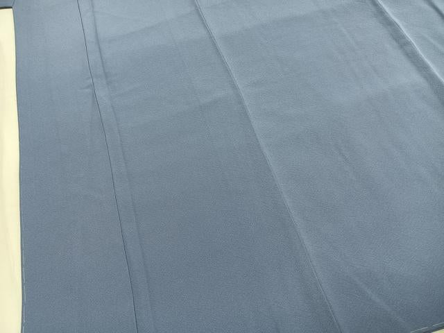 平和屋着物●上質な色無地 本場奄美大島泥染 紅碧色 赤塚次男 丹後ちりめん 証紙付き 正絹 逸品 AABM3973fy