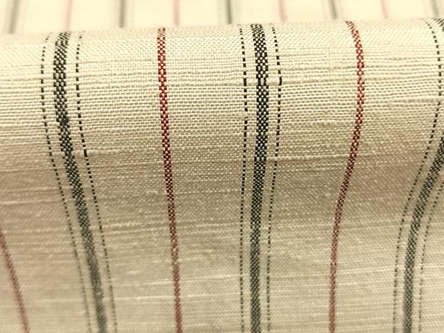 平和屋着物●上質な紬 縞 正絹 逸品 AABM3977fy