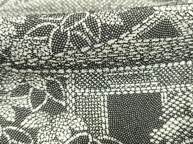 平和屋着物●江戸小紋 訪問着 風景花文 正絹 逸品 AABM3980fy