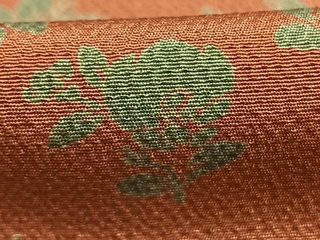 平和屋着物●訪問着 草花格子文 暈し染め 正絹 逸品 AABM3981fy