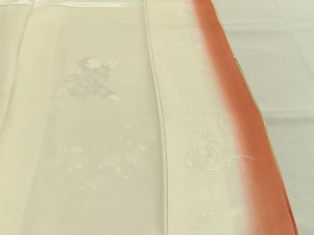 平和屋着物●訪問着 友禅 人物花文 暈し染め 正絹 逸品 AABM3983fy
