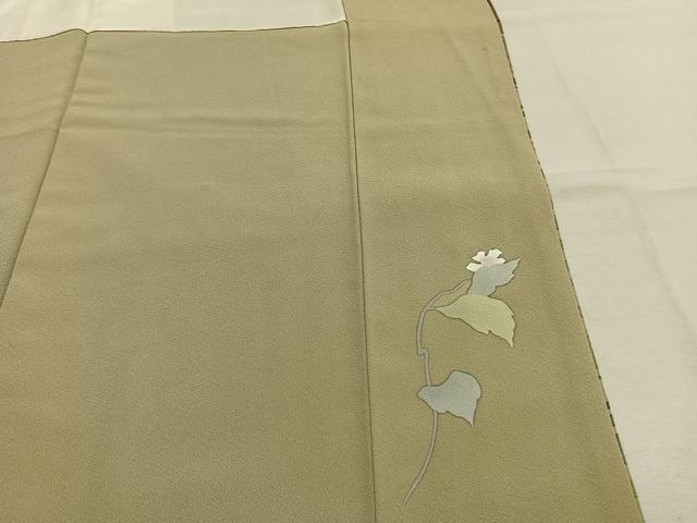 平和屋着物●訪問着 枝桜文 暈し染め 金彩 やまと誂製 正絹 逸品 AABM3992fy