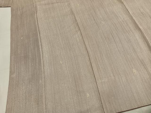 平和屋着物●上質な小紋 草花文 金彩 正絹 逸品 AABM4054fy