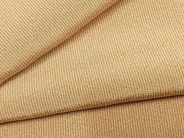 平和屋着物●江戸小紋 万筋 飴色×土色 正絹 逸品 AABM4055fy