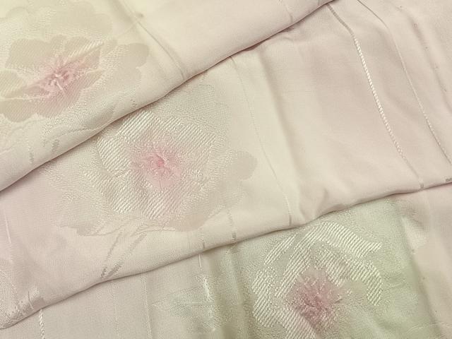 平和屋着物●振袖用長襦袢 無双仕立て 草花地紋 暈し染め 正絹 逸品 AABM4066fy