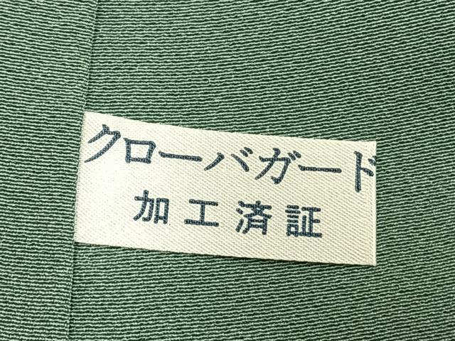 平和屋着物●上質な色無地 薄青色 正絹 逸品 AABM4068fy