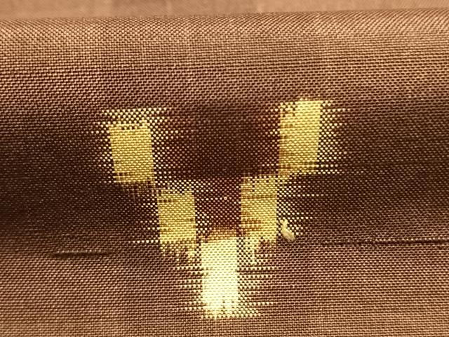 平和屋着物●上質な紬 琉球絣文 正絹 逸品 AABM4094fy