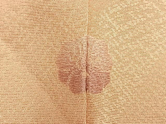 平和屋着物●中国三大刺繍 相良刺繍 訪問着 枝梅花文 暈し染め 金糸 金彩 正絹 逸品 AABM4101fy