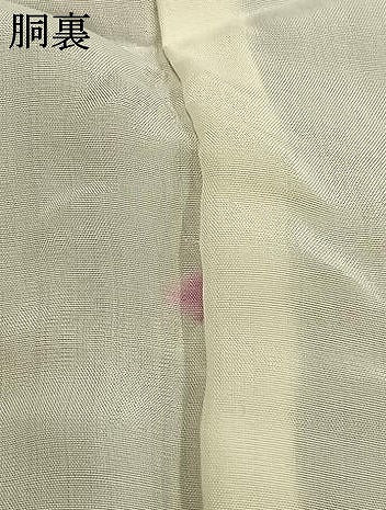 平和屋着物●上質な色無地 樹林地紋 葡萄茶色 正絹 逸品 AABM4103fy