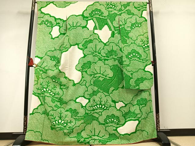 平和屋着物●豪華振袖 総絞り 松 正絹 逸品 AABM4120fy