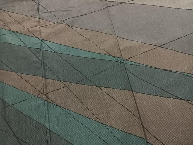 平和屋着物●本場大島紬 訪問着 抽象文様 正絹 逸品 AABM4122fy