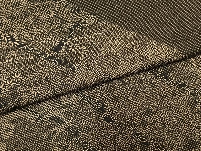平和屋着物●江戸小紋 訪問着 切嵌花文 さが美扱い 正絹 逸品 AABM4147fy