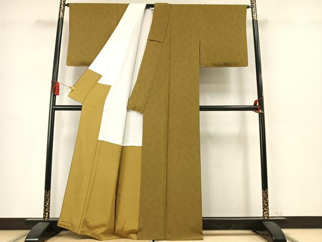 平和屋着物●重要無形文化財 人間国宝 中村勇二郎 江戸小紋 国宝平等院雲中供養菩薩像五十二 正絹 逸品 未使用 AABM4181fy