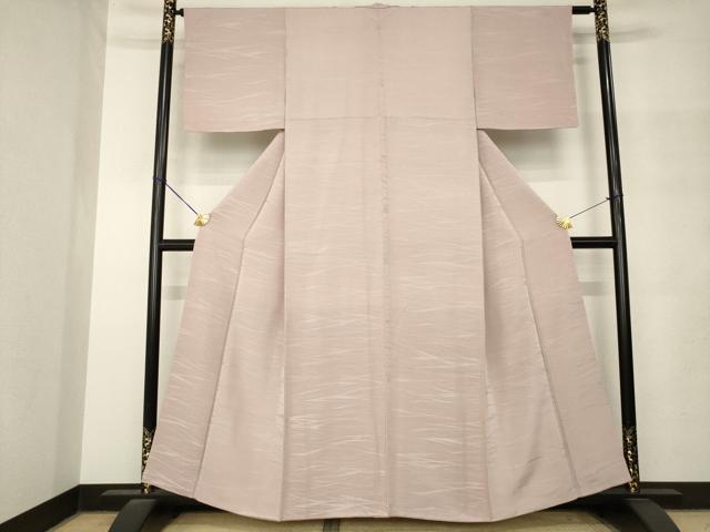 平和屋着物●創業460年・千總 色無地 春の潮 薄柿色 正絹 逸品 AABM4350ck