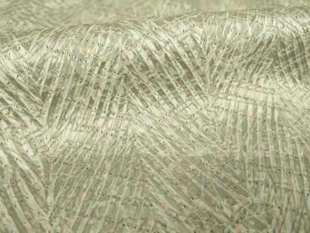 平和屋着物●名門 藤娘きぬたや・杢目絞り 小紋 正絹 逸品 未使用 AABM4391ck