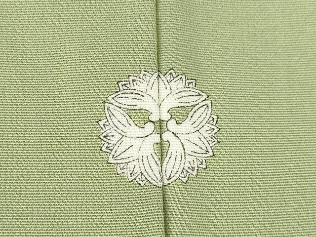 平和屋着物●訪問着 刺繍 花蝶文 金糸 正絹 逸品 AABM4393ck