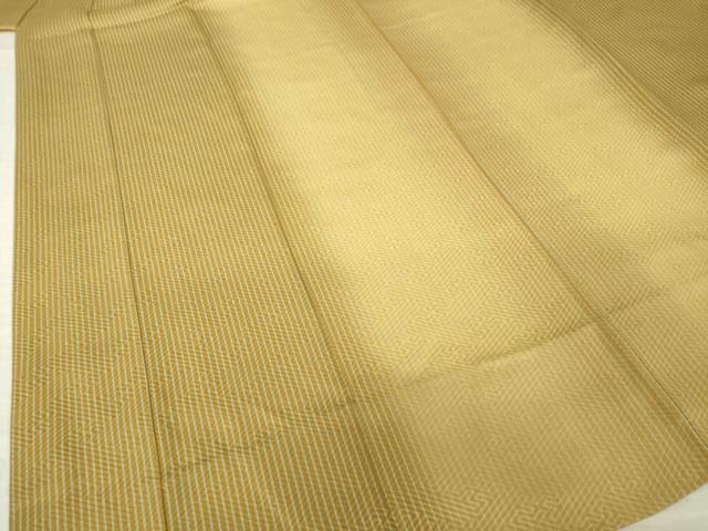 平和屋着物●長襦袢 無双仕立て 紗綾形地紋 間道 暈し染め 正絹 逸品 AABM4396ck