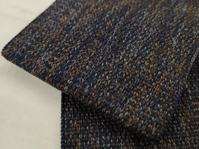 平和屋本店●男性 角帯 霞文 共箱付き 正絹 逸品 AABM4691pf