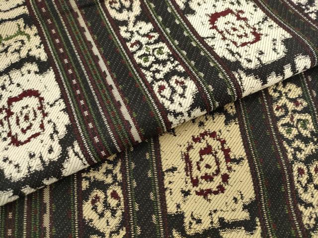 平和屋着物●六通柄袋帯 草花間道 正絹 逸品 AABM4712pf